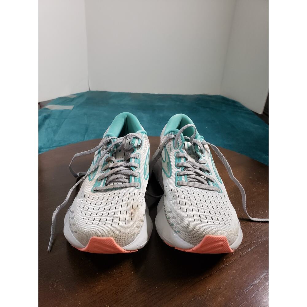 Brooks Glycerin 20 Shoes Size 6 Womens White Blue Running Marathon 1203691B061 - Picture 4 of 12